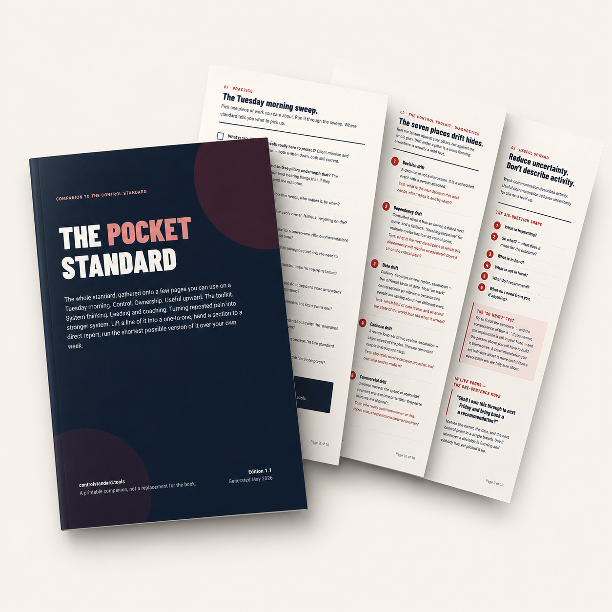 The Pocket Standard printable PDF